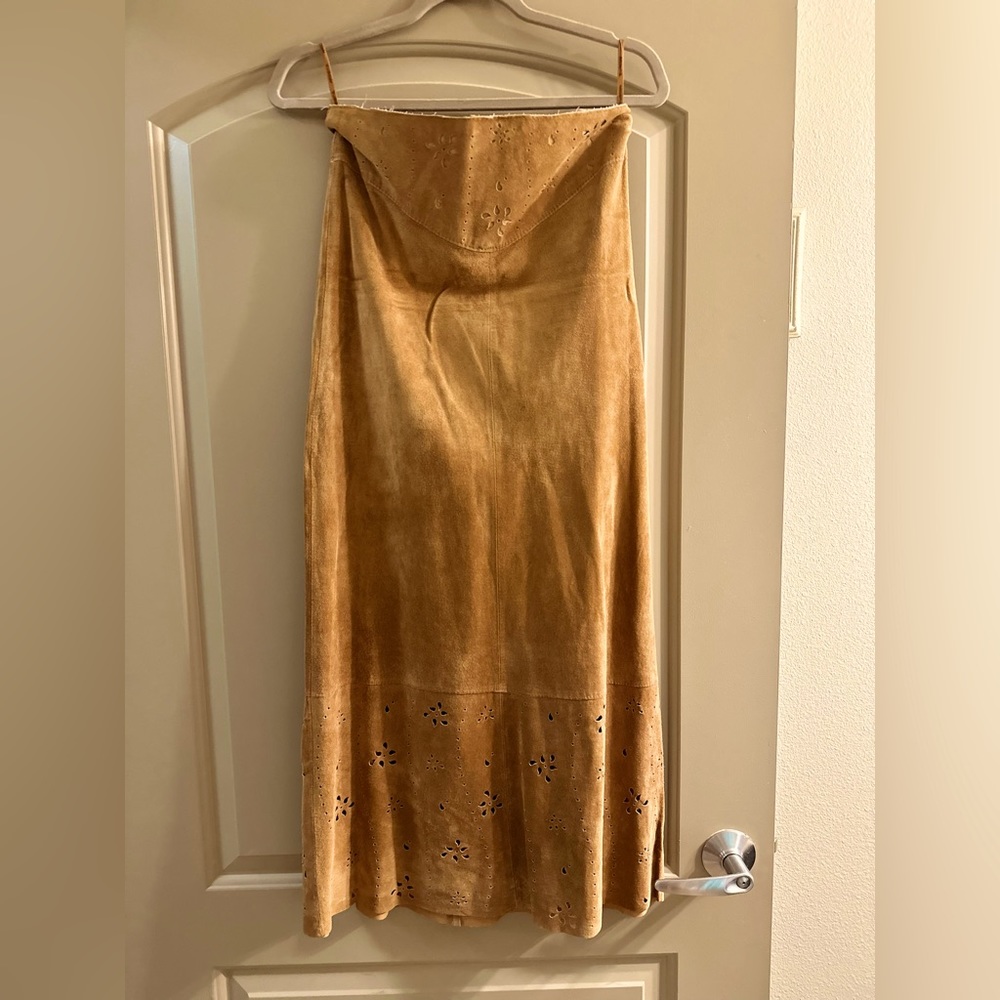 Arden B maxi skirt Suede